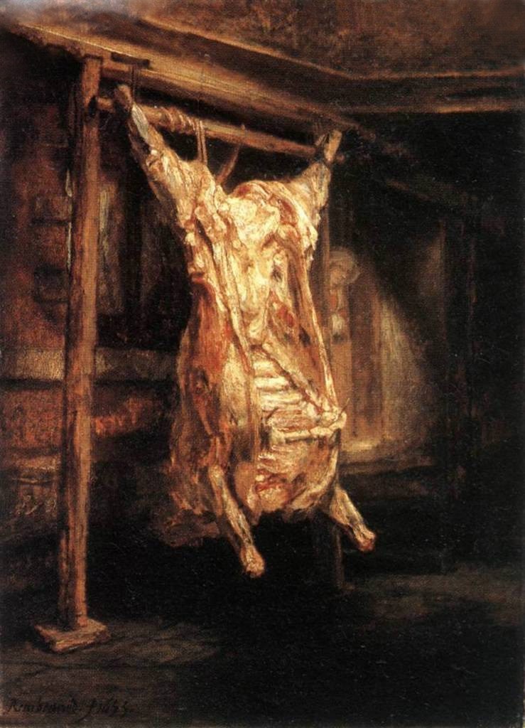 Rembrandt The Slaughtered Ox